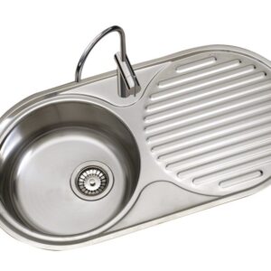 Fregadero de cocina 1 seno y escurridor