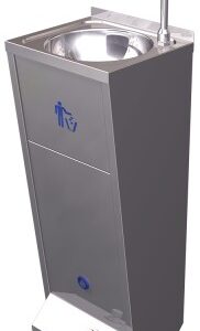 Lavabo Inox. Registrable con pedestal
