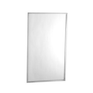 Espejo fijo inox. Satinado