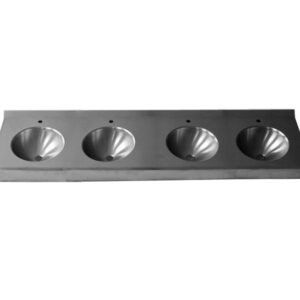 Lavabo colectivo 4 senos 2400 mm.