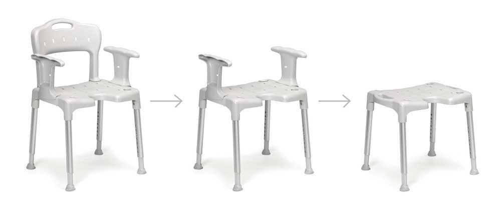 Silla de baño con respaldo - Imagen 2