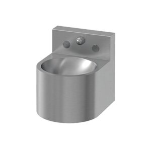 Lavabo de pared con splashback