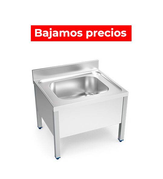Vertedero acero inoxidable