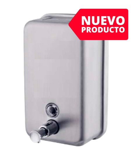 Dosificador de jabón brillante con depósito interior