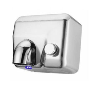 Secamanos acero inox con pulsador