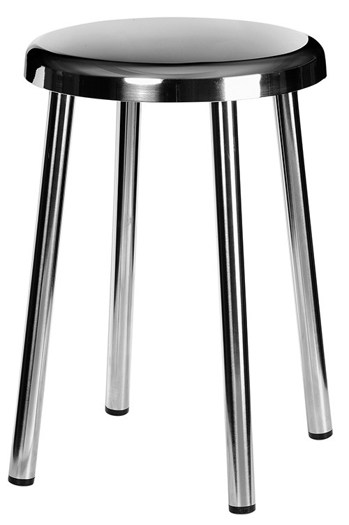 Taburete de baño en acero inox