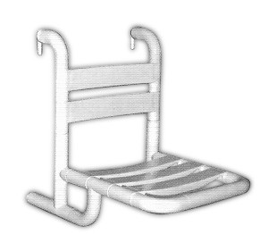 Asiento de ducha en Nylon para colgar