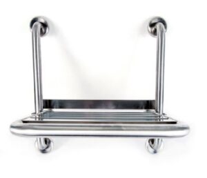 Asiento de ducha inox Brillo