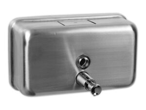 Dispensador de jabón inox.Horizontal