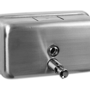 Dispensador de jabón inox.Horizontal