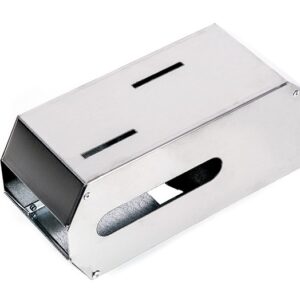 Portarrollos inox. Brillante