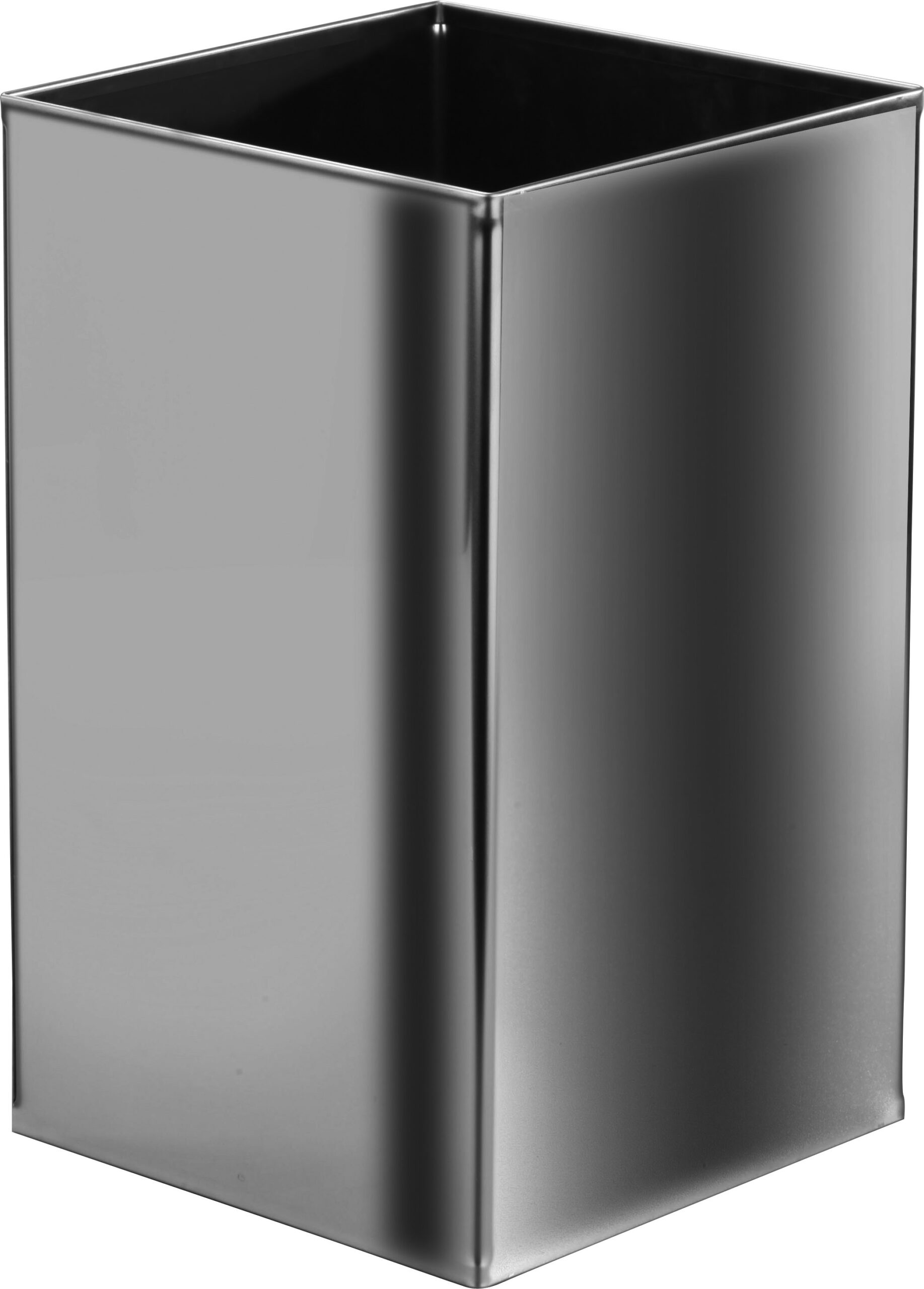 Papelera inox. Brillo
