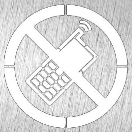 Prohibido uso del teléfono